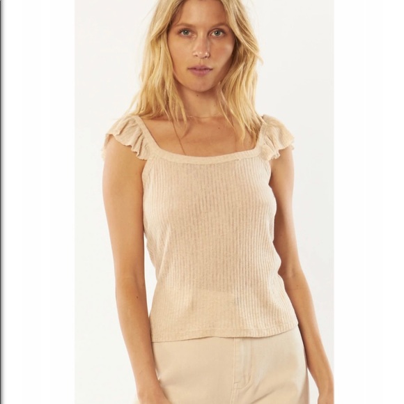Amuse Society Jaylee Knit Tank Top. - Picture 3 of 6